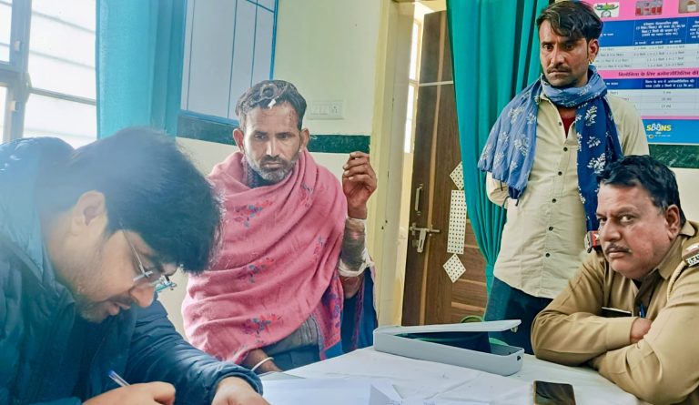 धारदार हथियार से युवक पर हमला, मामला दर्ज